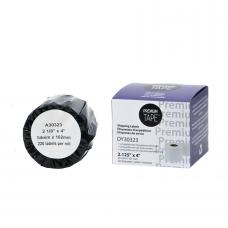 Dymo 30323 Noir sur Blanc 4" x 2-1/8" (1 x 220 labels )  |  Premium Tape